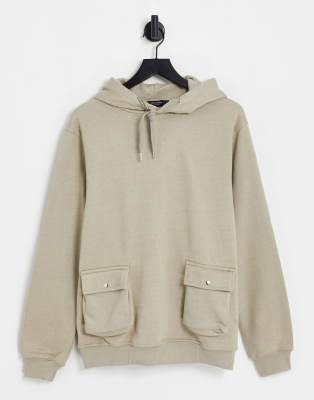 Bolongaro Trevor hoodie with pockets in grey - ASOS Price Checker