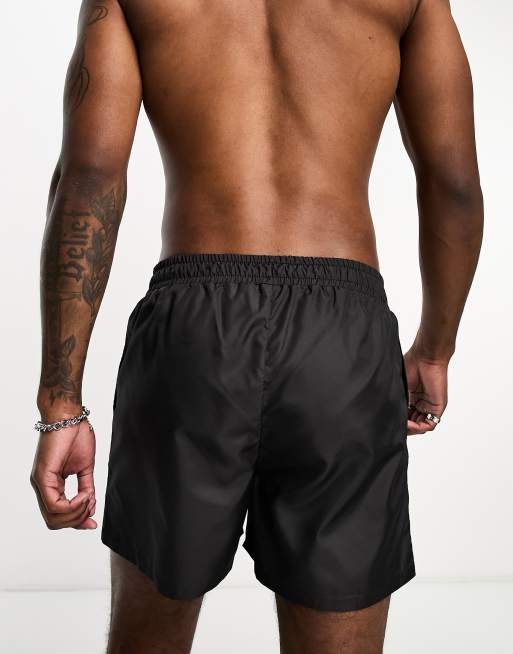 Bolongaro Trevor swim short with static skull in black | ASOS