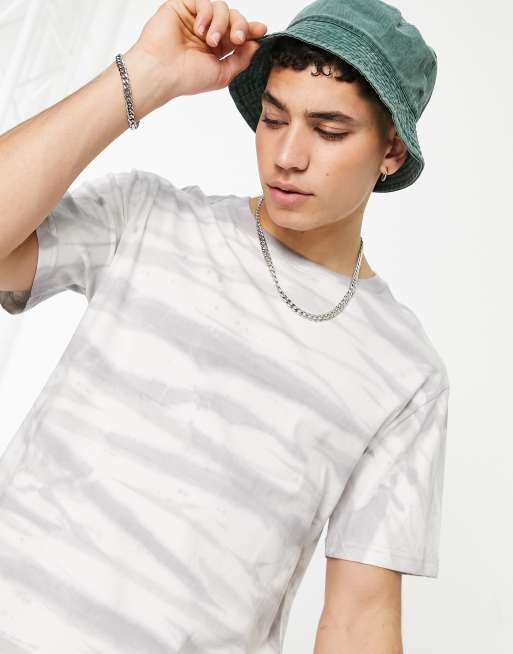 Bolongaro Trevor – Szary T-shirt z efektem tie-dye