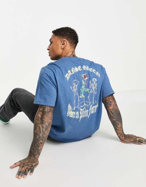 Bolongaro Trevor T-shirt with back print in blue