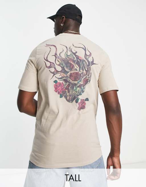Bolongaro Trevor Tall back print t-shirt beige