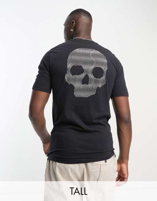 Bolongaro Trevor Tall back print t-shirt in blue and blue