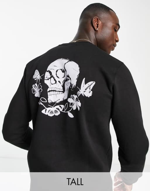 Bolongaro Trevor Tall crew sweat with back print