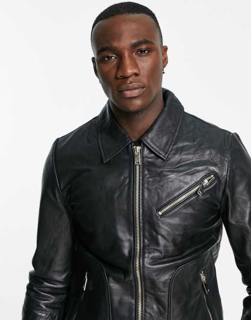 Bolongaro trevor outlet mens leather jacket