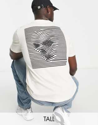 Bolongaro Trevor Tall line skull print t-shirt in white - ASOS Price Checker