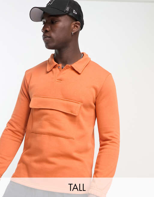 Long sleeve 2025 polo shirts asos