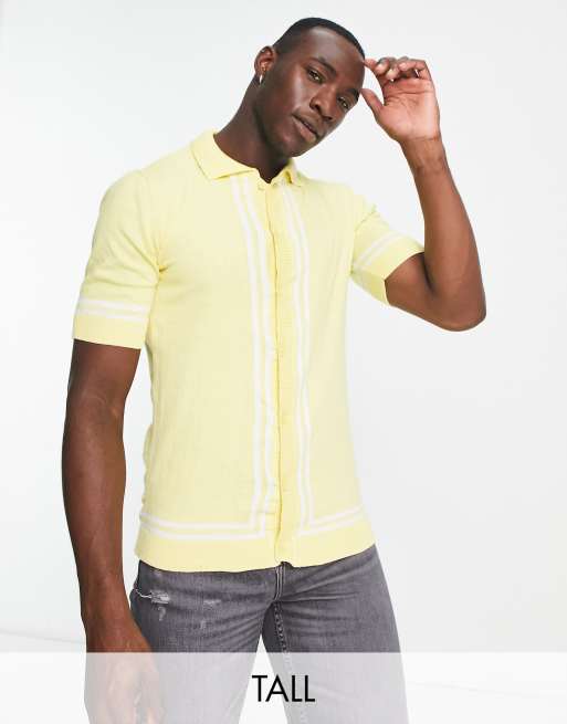 Polo shirts for men yellow sale