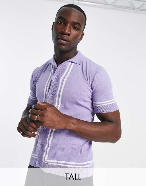 Lilac cheap polo shirt