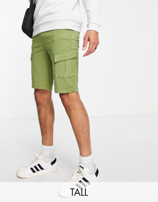 Bolongaro Trevor Tall – Szorty bojówki z diagonalu w kolorze khaki
