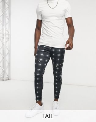 Bolongaro Trevor TALL tapered fit check trousers (21517045)