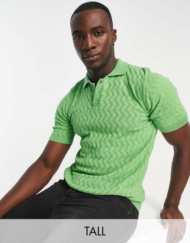 Bolongaro Trevor - tall wavy polo in green