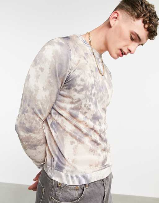 Tie dye grey sales sweater