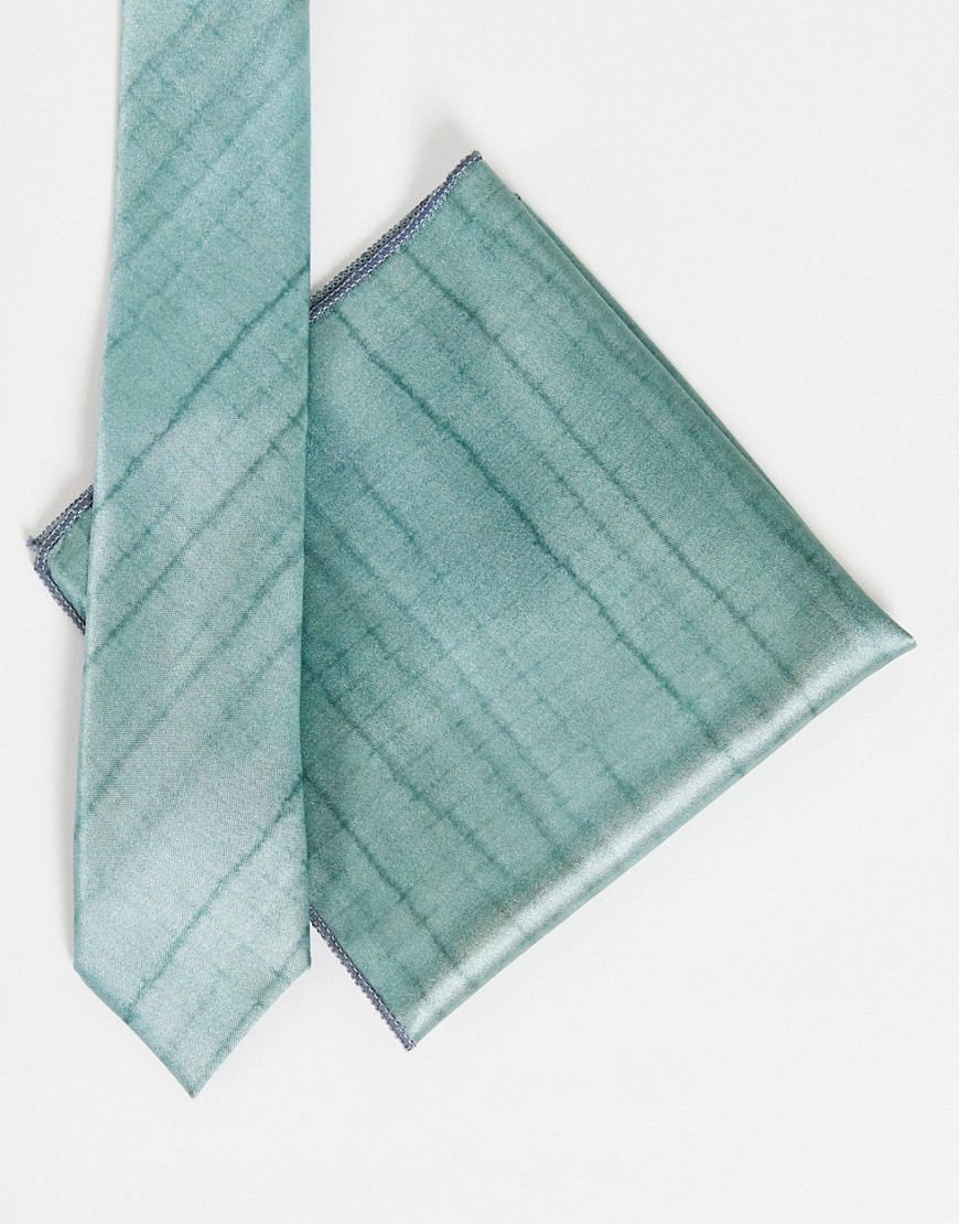 Bolongaro Trevor tie & pocket square in green