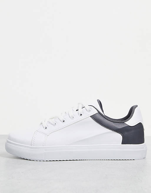 Bolongaro Trevor trainers in white and grey | ASOS
