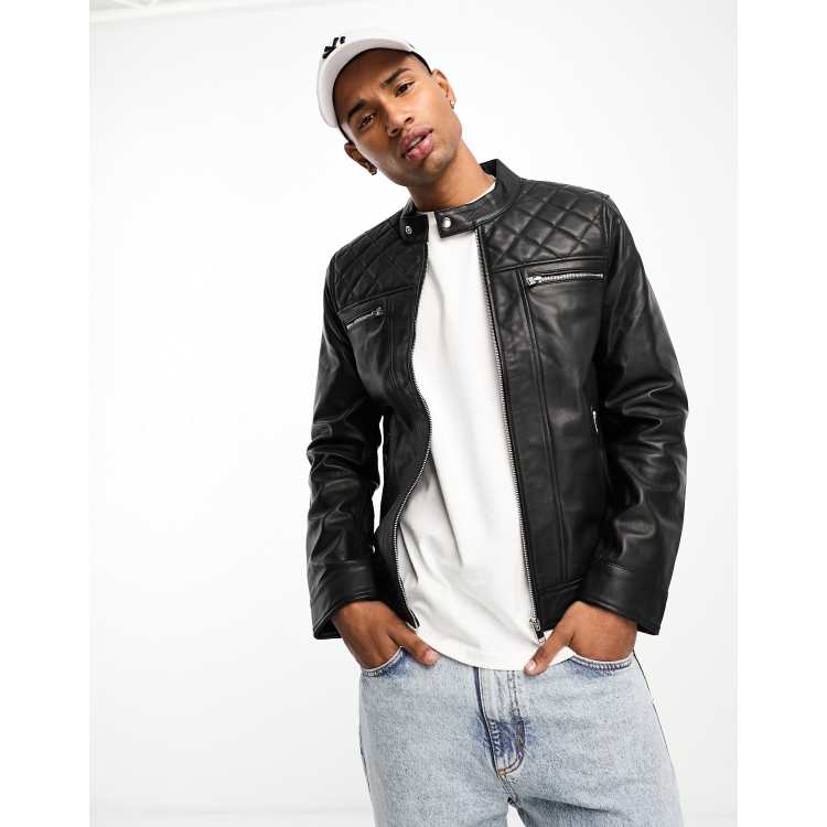 Best leather hot sale racer jacket