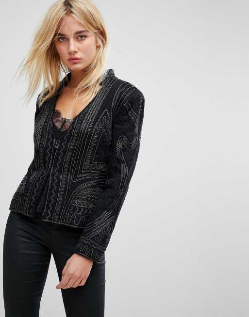 Asos on sale beaded jacket