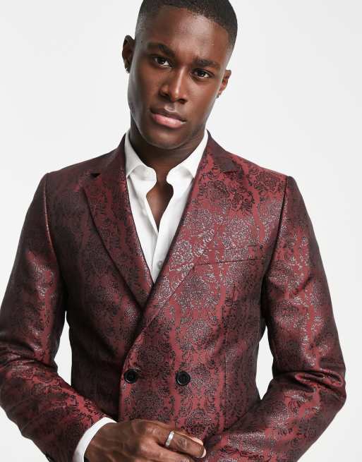 Bolongaro Trevor velvet floral blazer