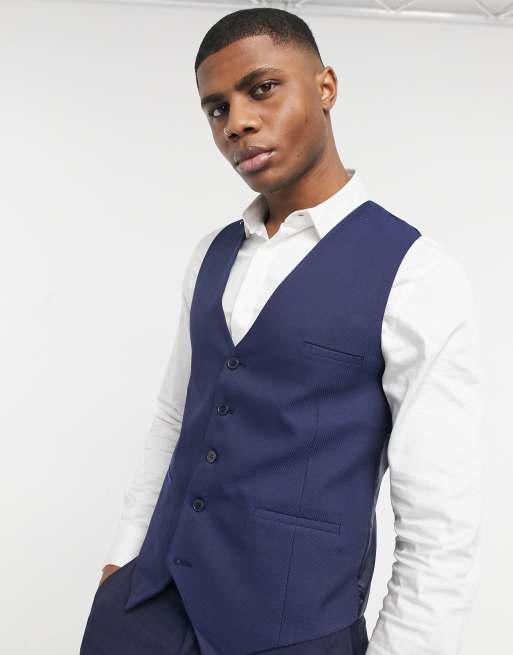 Bolongaro Trevor - Veston uni ultra ajusté - Bleu marine