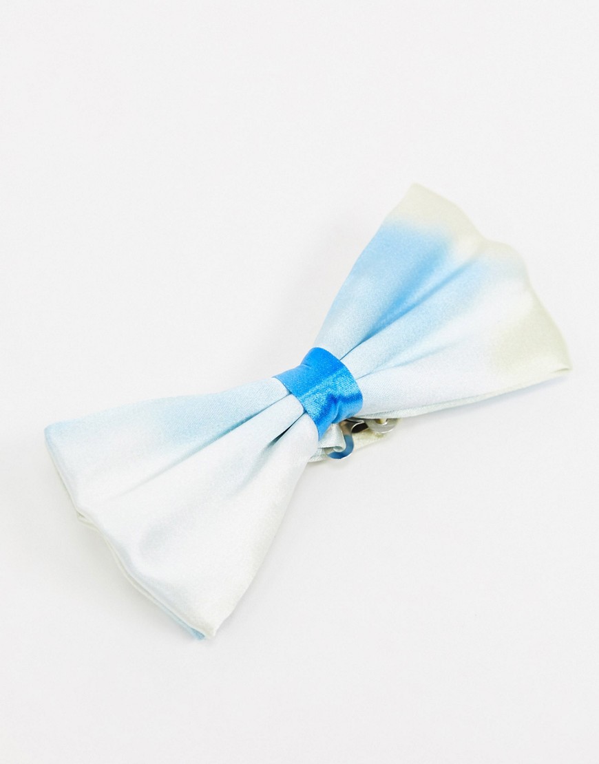 Bolongaro Trevor watercolor bow tie-White