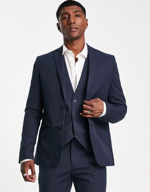 Asos store navy suit