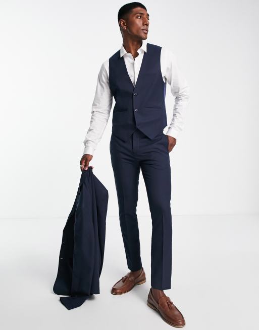 Navy trouser outlet suit for wedding