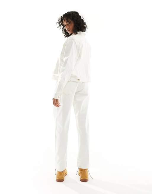 White 2024 western jeans