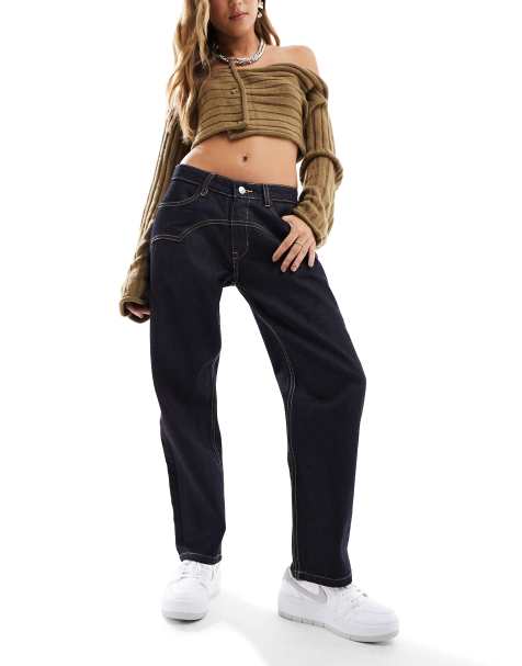 Buy Simply Be Indigo Blue Lottie Wide Leg Jeggings from Next Germany