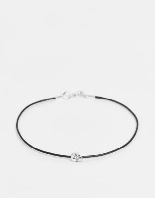 Bolongaro Trevor Bolongaro Trevor wire skull bracelet-Black