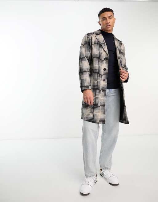 Check duster blazer outlet jacket