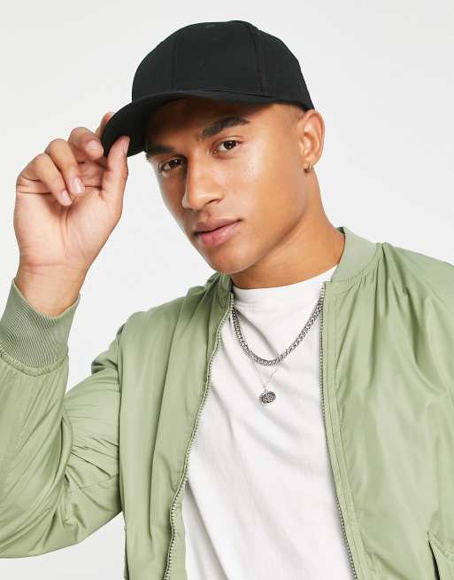 Bolongaro Trevor worn effect baseball cap in black