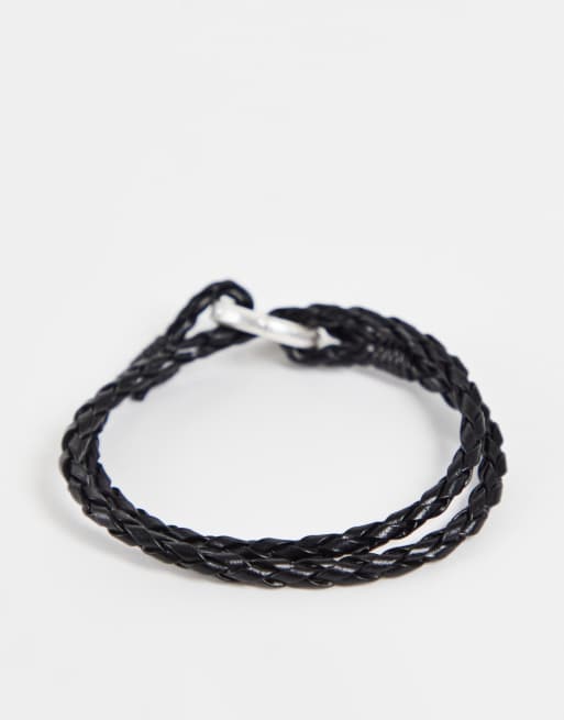 Bolongaro Trevor wraparound bracelet in black