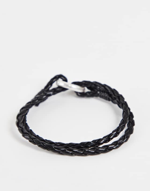 Bolongaro Trevor wraparound bracelet in black