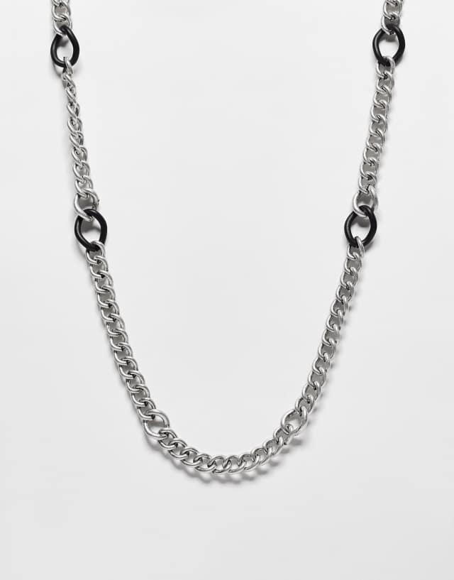 Bolongaro Trevor zinc chain in silver