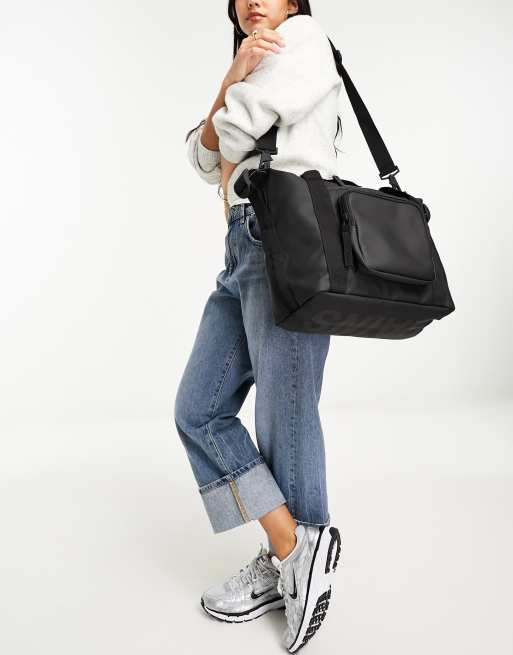 Bolsa de viaje negra Texel de Rains