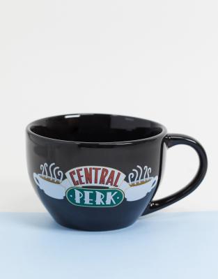 фото Большая кружка с принтом "central perk" typo x friends-черный