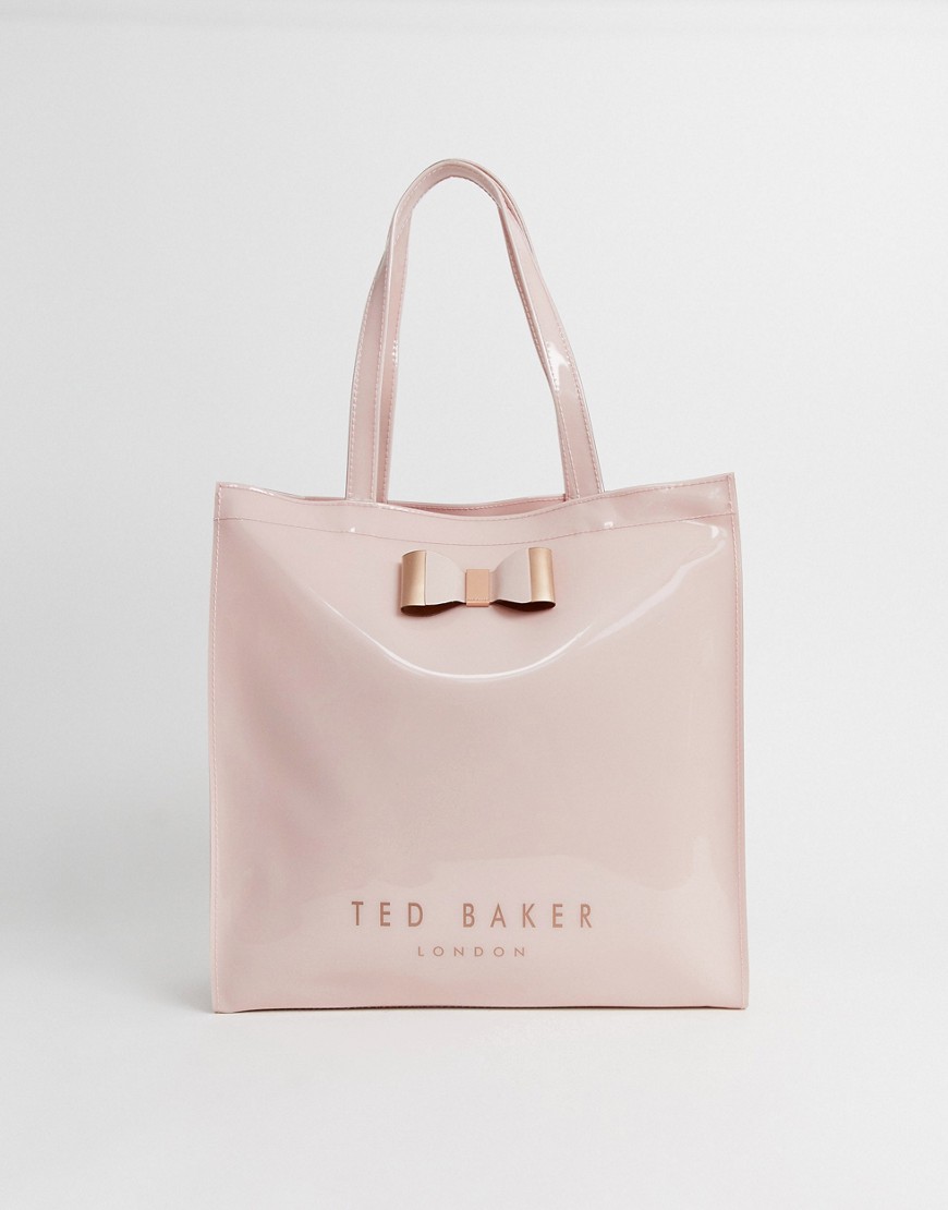 фото Большая мягкая сумка ted baker - sofcon-розовый
