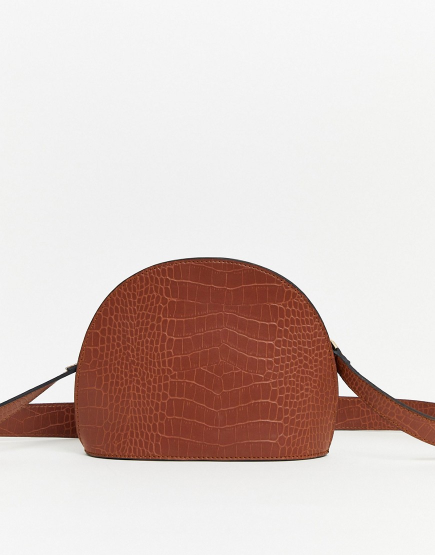 фото Большая сумка через плечо asos design-светло-коричневый