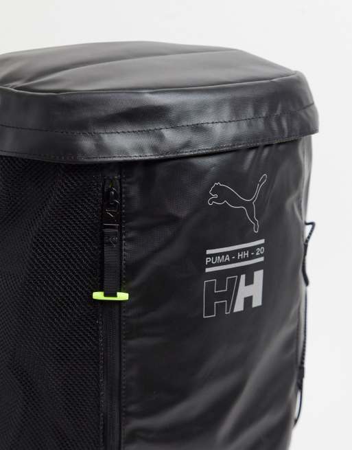 bolshoj chernyj ryukzak s logotipom puma x helly hansen