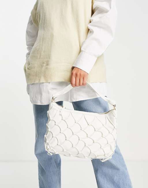 Mango bolso blanco hot sale