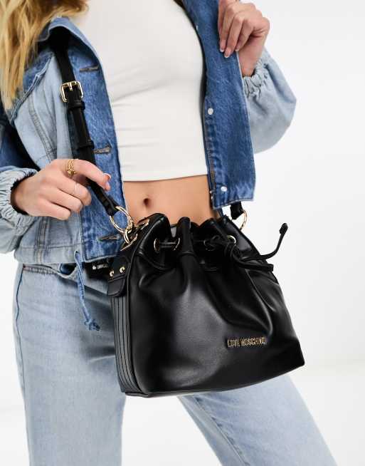Bolso bombonera negro holgado de Love Moschino, 2 de 4