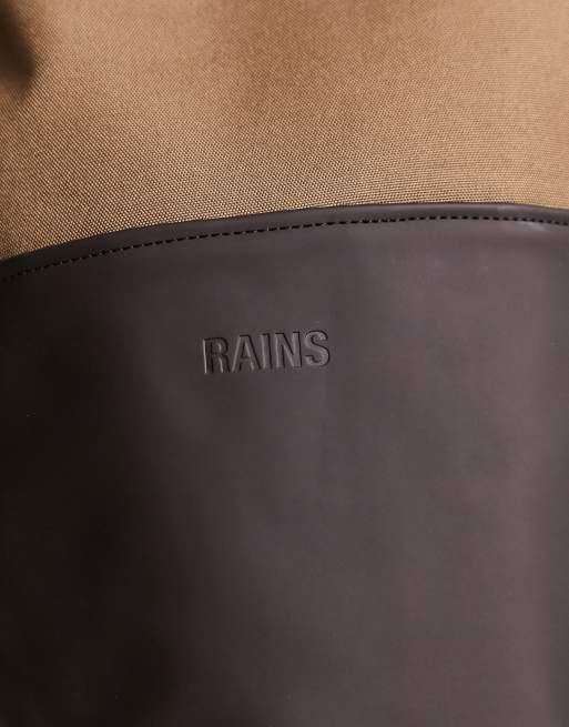 Bolso bombonera pequeño negro estilo colour block Sling de Rains, 3 de 4
