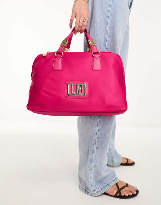 Bolso bombonera rosa intenso de Love Moschino, 2 de 4