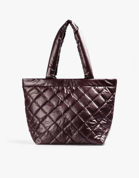 Bolso burdeos metalizado guateado de Scalpers - view 1