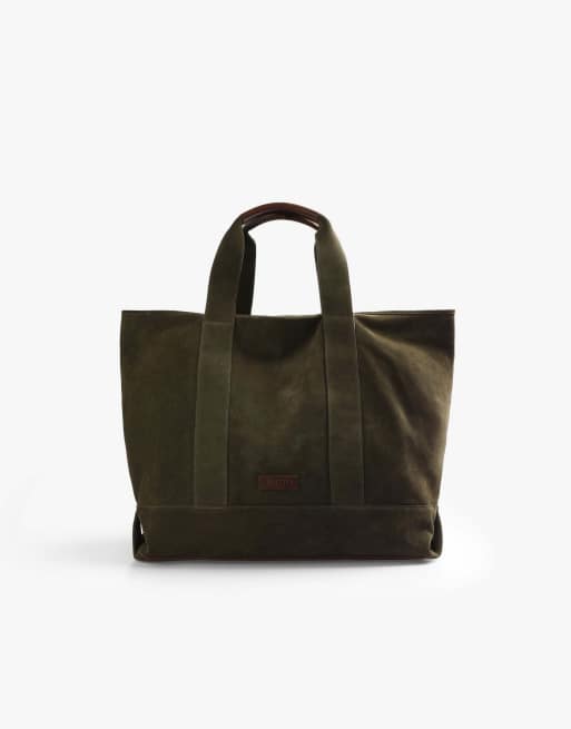 Bolso caqui de ante Norman de Scalpers