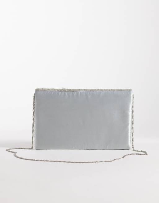 Bolso clutch dorado estilo sobre con diseño adornado de True Decadence, 3 de 4
