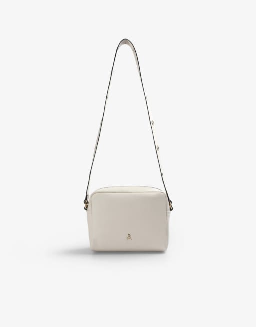 Bolso color crudo con ojales Mumbai de Scalpers