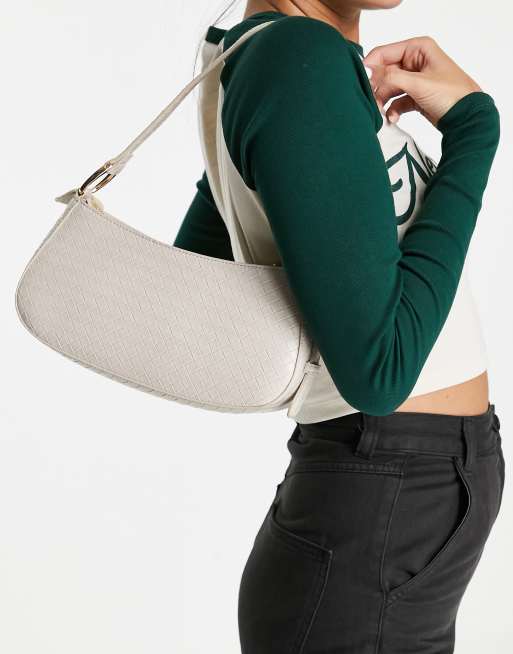 Bolso color piedra alargado de Forever New