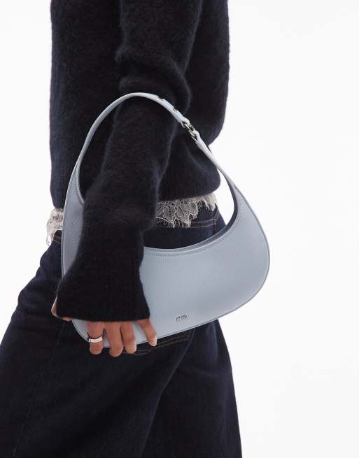 Bolso de hombro azul hielo asimétrico Harlee de JW PEI , 2 de 4