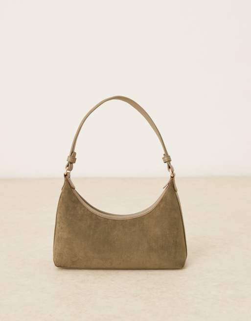 Bolso de hombro caqui de estilo años 90 de antelina de ASOS DESIGN, 4 de 4