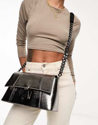 Steve Madden Britta Chevron - Bolsa De Hombro Con Edredón